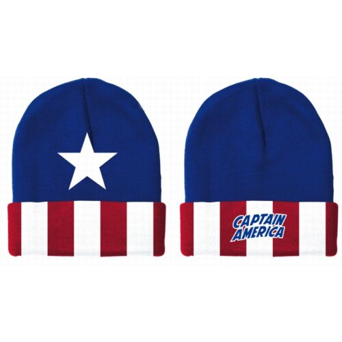 Bonnet-Captain-America-Modele-Flag Bonnet Marvel- Captain America