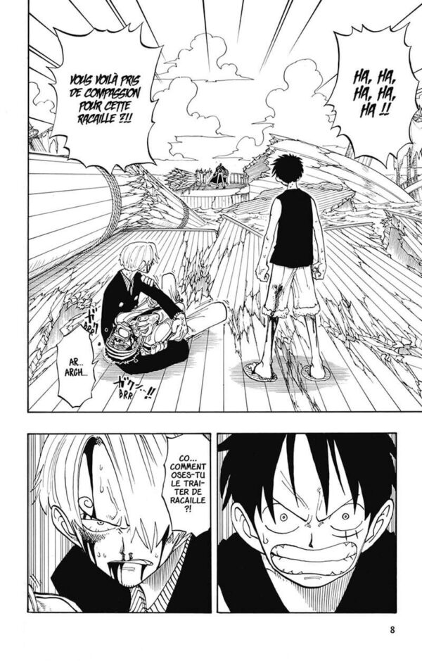 One Piece - Elichiro Oda - Tome 8 - Je ne Mourrai pas 1-3 One Piece tome 008