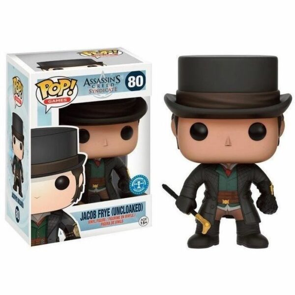 figurine-funko-pop-assassins creed syndicate-jacob frye uncloaked 80 edition-limitee 1-1 Pop - ASSASSIN'S CREED - Jacob Frye Uncloaked (80) Exclusive