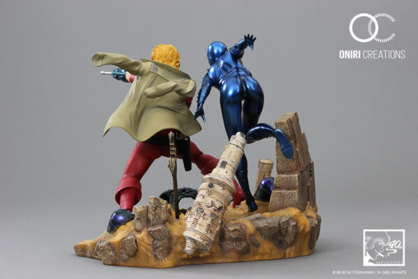 Statue-cobra-the-space-pirate-40th-anniversary-manga 1-9 Cobra The Space Pirate - Statue Résine Collector - 600 exemplaires Monde