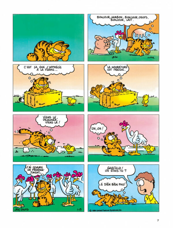 Garfield tome 12, Fainéant et Gourmand