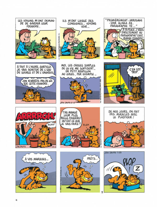 Garfield tome 14, Lave plus Blanc