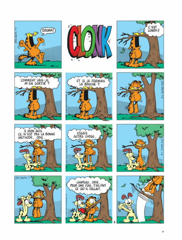 Garfield tome 14, Lave plus Blanc