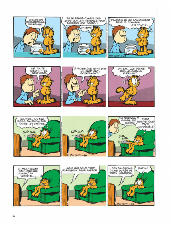 Garfield 25-5 Garfield tome 25, Est sur la Mauvaise Pente