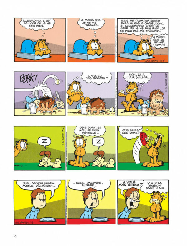 Garfield 25-7 Garfield tome 25, Est sur la Mauvaise Pente