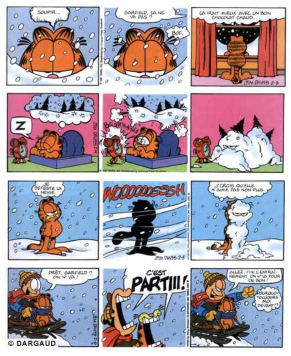 Garfield 30-2 Garfield tome 30, Dur de la Feuille