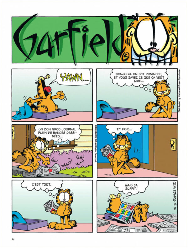 Garfield 42-3 Garfield tome 42, Devine qui vient Dîner ce soir ?