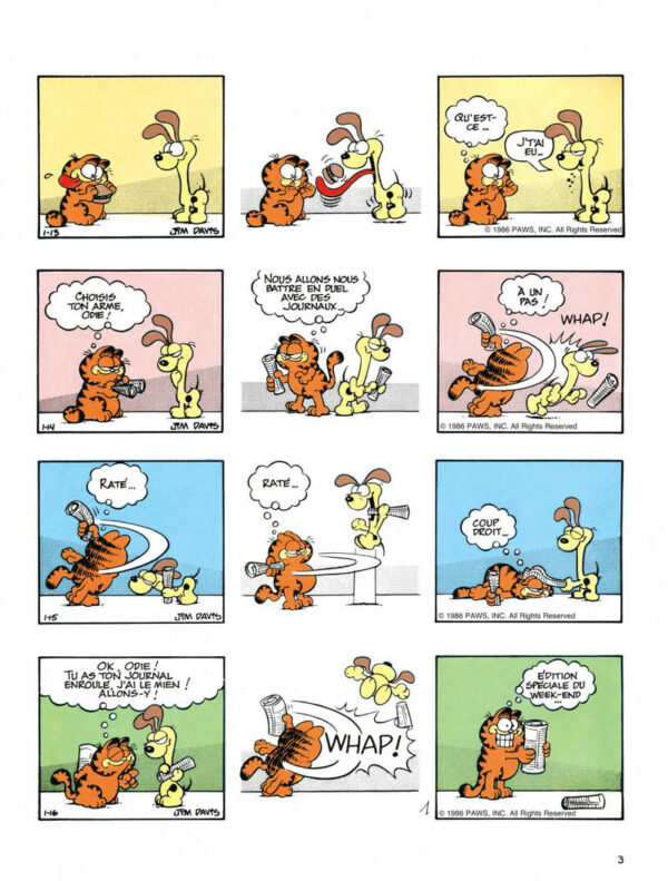 Garfield tome 05, Moi, on m'aime