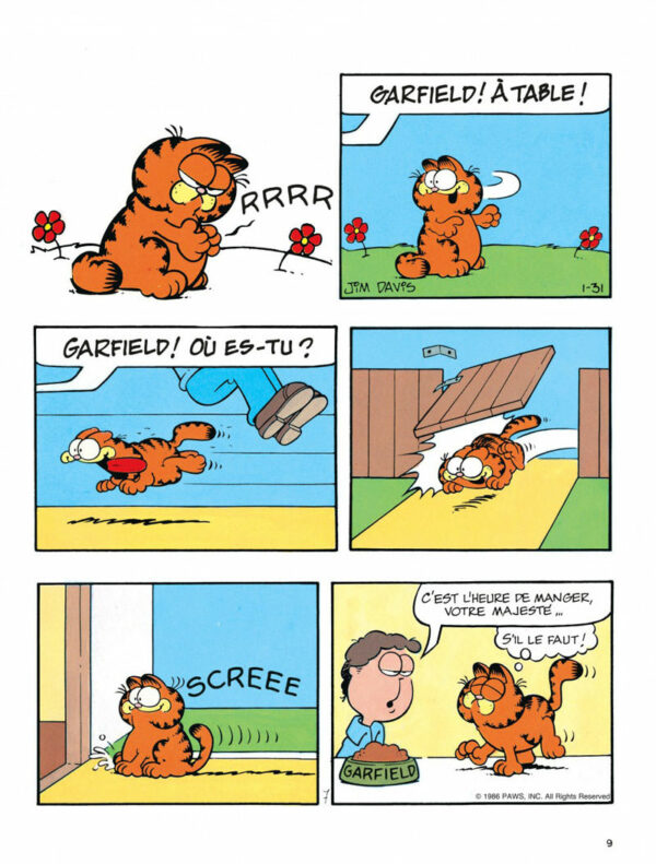 Garfield tome 05, Moi, on m'aime