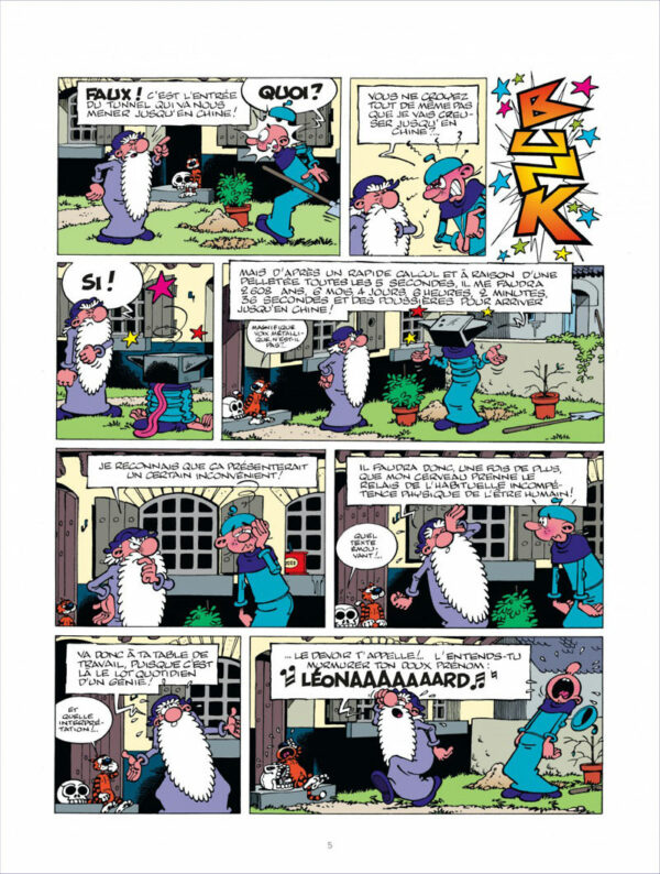 Léonard tome 18, Génie en sous-sol