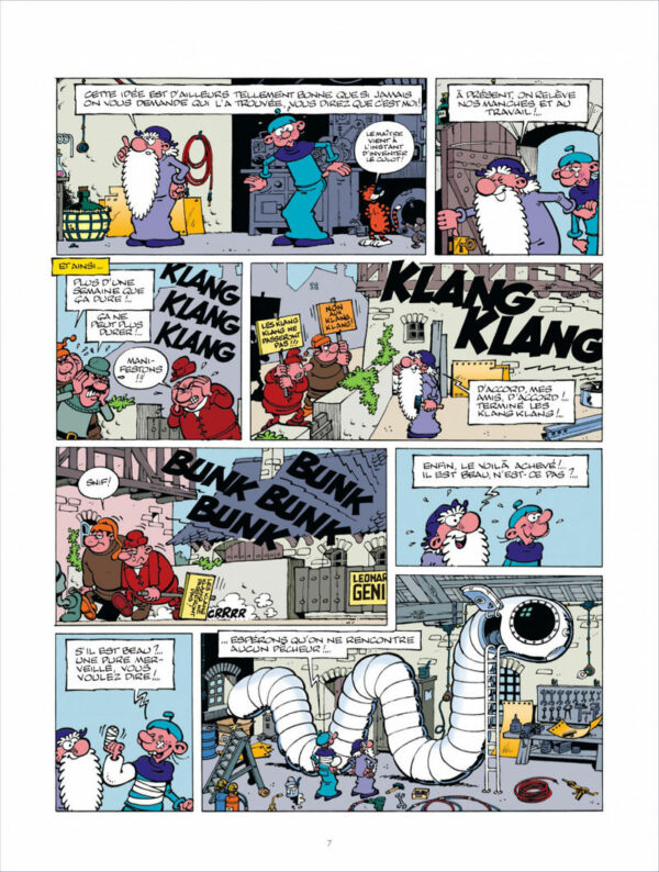 Léonard tome 18, Génie en sous-sol
