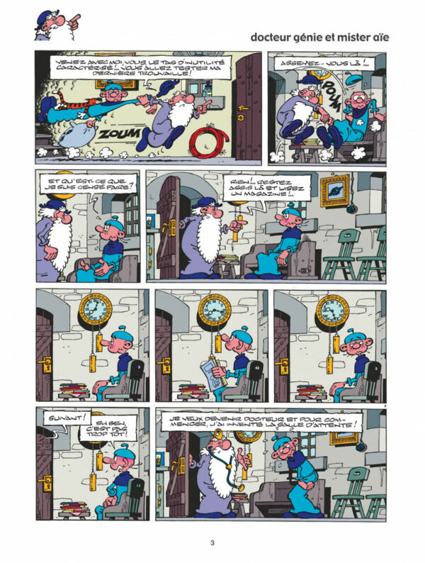 Léonard tome 34, Docteur Génie et Mister "Aïe"
