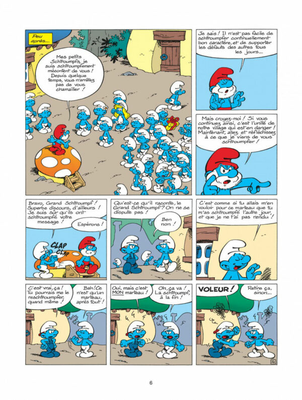 Les Schtroumpfs 20-5 Les Schtroumpfs tome 20, La Menace Schtroumpf