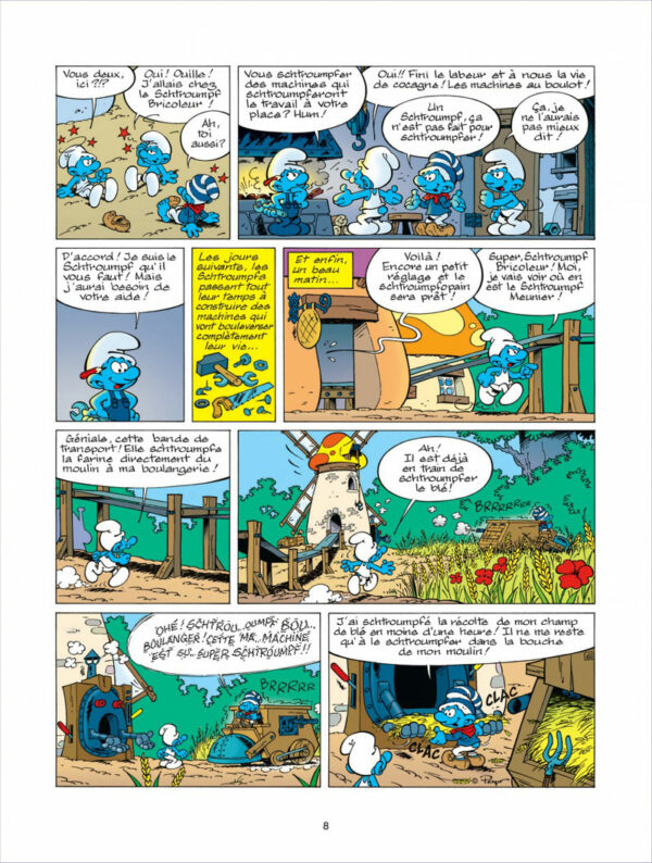 Les Schtroumpfs 21-7 Les Schtroumpfs tome 21, On ne Schtroumpfe pas le Progrès