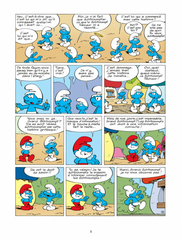 Les Schtroumpfs tome 22, Le Schtroumpf Reporter