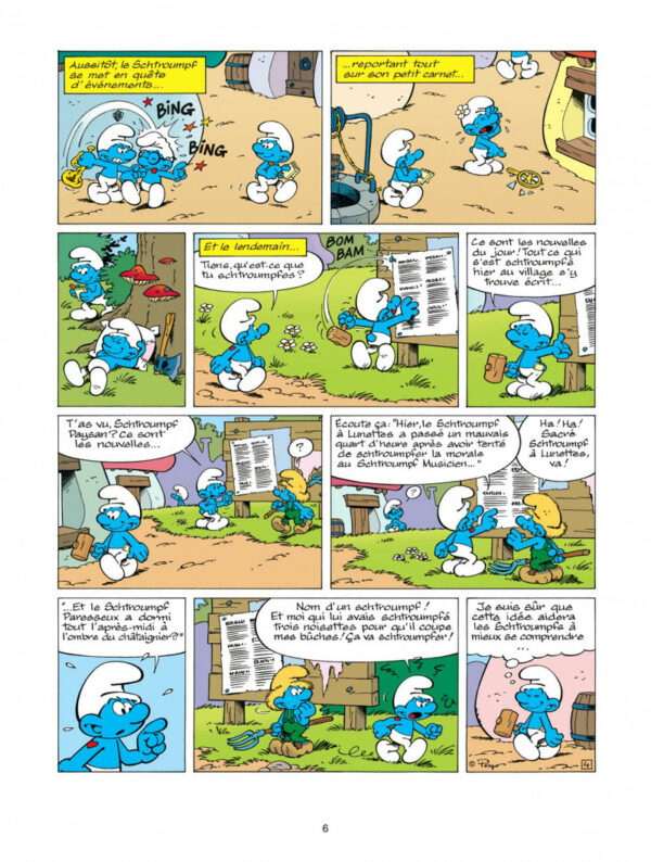 Les Schtroumpfs tome 22, Le Schtroumpf Reporter