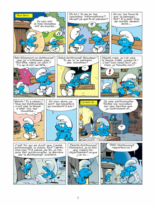 Les Schtroumpfs tome 22, Le Schtroumpf Reporter