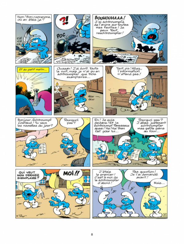 Les Schtroumpfs tome 22, Le Schtroumpf Reporter