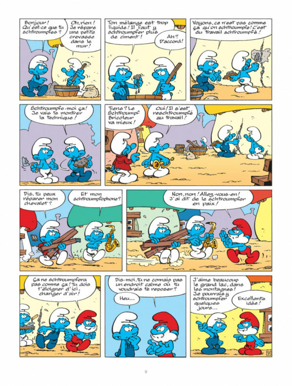 Les Schtroumpfs 27-8 Les Schtroumpfs tome 27, Schtroumpf les Bains