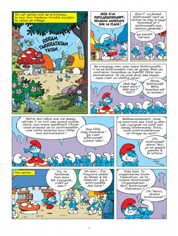 Les Schtroumpfs tome 38, Les Schtroumpfs et le Vol des Cigognes