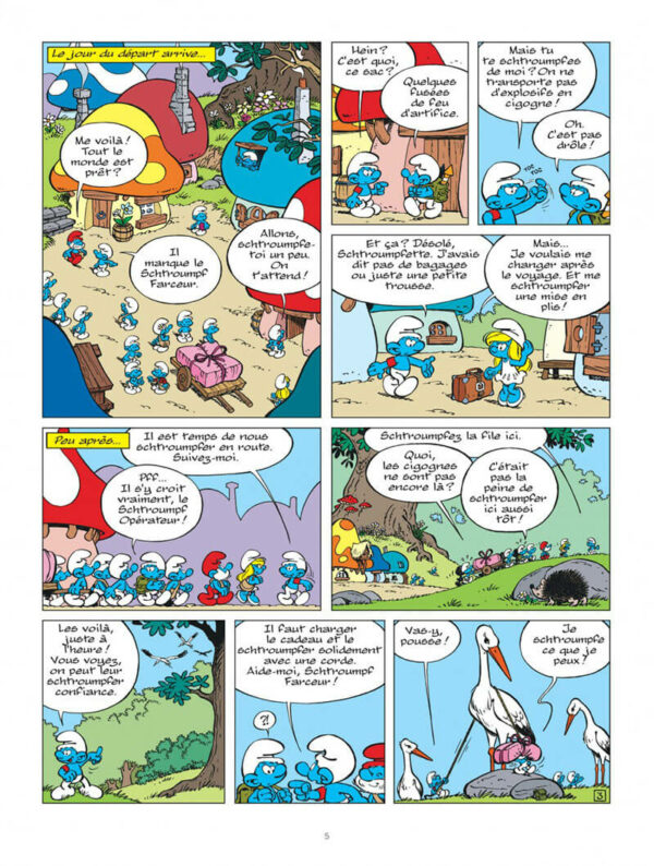 Les Schtroumpfs tome 38, Les Schtroumpfs et le Vol des Cigognes