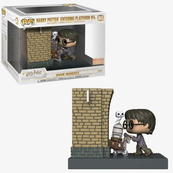 Pop - HARRY POTTER - Harry Potter Entering Platform 9  3/4 Special Edition 6" (81) Movie Moments