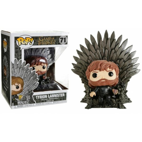 figurine funko-pop-game of thrones tyrion lannister iron throne 71 1-1 Pop - GAME OF THRONES - Tyrion Lannister on Iron Thone 6" (71)