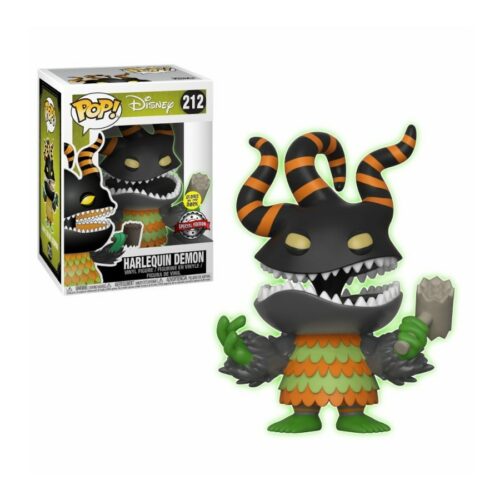figurine funko pop harlequin-demon-glow-in-the-dark-l-etrange-noel-de-monsieur-jack-212-pop-disney-exclusive 1-1 Pop - DISNEY - Harlequin Demon Special Edition (212) GITD