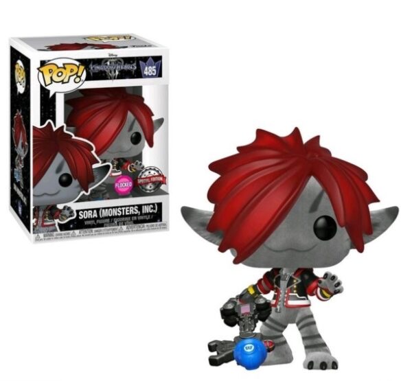 figurine funko-pop-kingdom hearts sora monster inc flocked exclu 485 1-1 Pop - KINGDOM HEARTS - Sora Monster's Inc Flocked (485) Special Edition