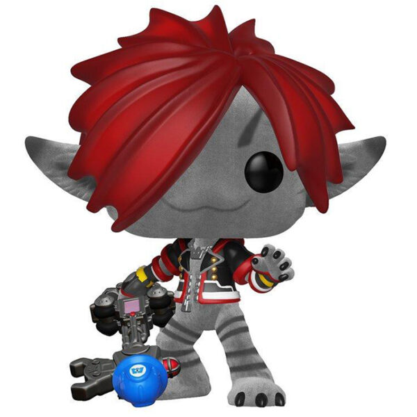 figurine funko-pop-kingdom hearts sora monster inc flocked exclu 485 1-2 Pop - KINGDOM HEARTS - Sora Monster's Inc Flocked (485) Special Edition