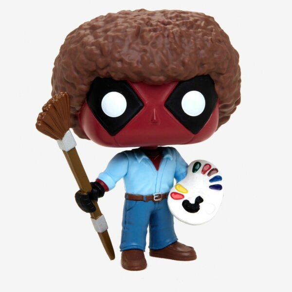 figurine funko-pop-marvel deadpool bob ross 319 1-2 Pop - MARVEL - Deadpool as Bob Ross (319)