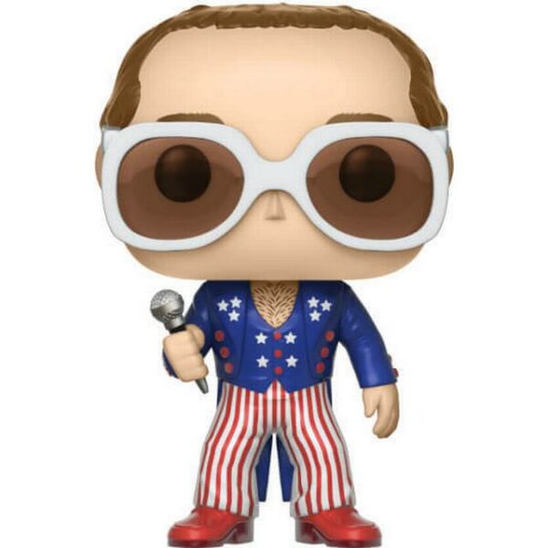 figurine funko pop rocks Elton John patriotic 63 1-2 Pop - ROCKS - Elton John Red,White & Blue (63)