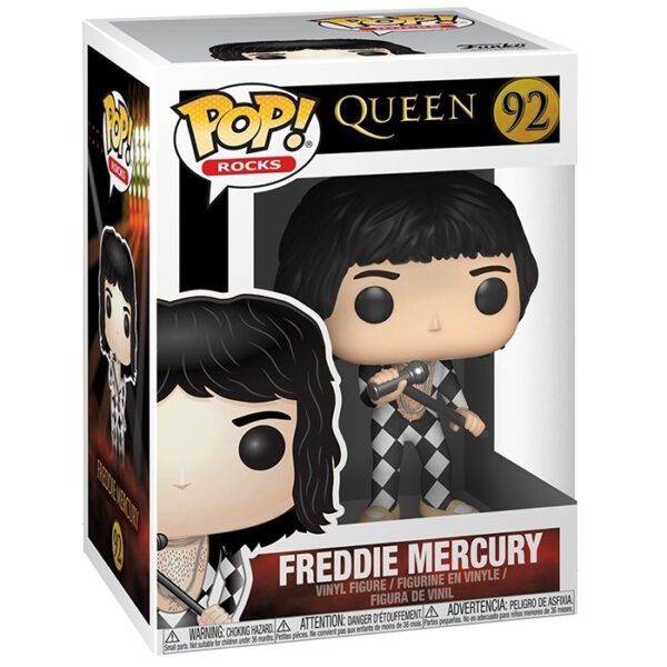 figurine funko pop rocks Freddie Mercury Harlequin 92 1-1 Pop - ROCKS - Queen Freddie Mercury Harlequin (92)
