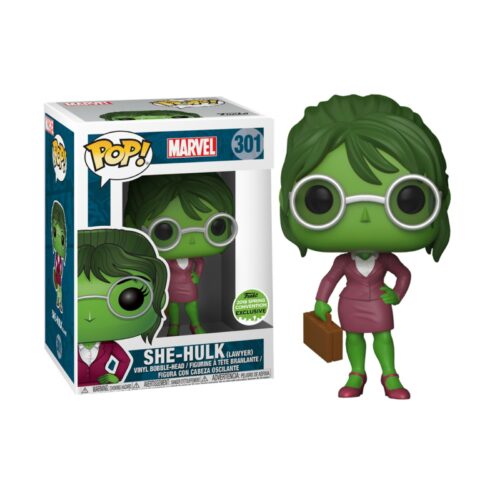 figurine funko-pop-she hulk lawyer 301 1-1 Pop - MARVEL - She-Hulk Lawyer (301) Spring Convention 2018