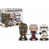 Pop - STAR WARS - 3 Pack Tarfful, Unhooded Emperor, Utapau Clone Trooper Exclusive