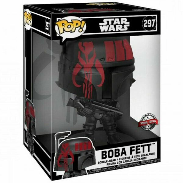 figurine funko pop star wars Black Boba Fett Exclusive 30 cm 297 1-1 Pop - STAR WARS - Boba Fett Black 10" (297) Special Edition