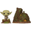 figurine funko pop star wars Dagobah Yoda with Hut 40th 11 1-2 Pop - STAR WARS - Dagobah Yoda with Hut 6" (11) 40th