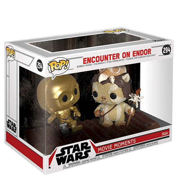 figurine funko pop star wars Movie Moments Encounter On Endor 294 1-1 Pop - STAR WARS - Encounter on Endor 6" (294) Movie Moments