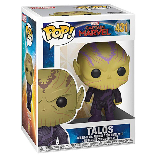 figurine funko pop talos captain marvel 431 1-1 Pop - MARVEL CAPTAIN MARVEL - Talos (431)