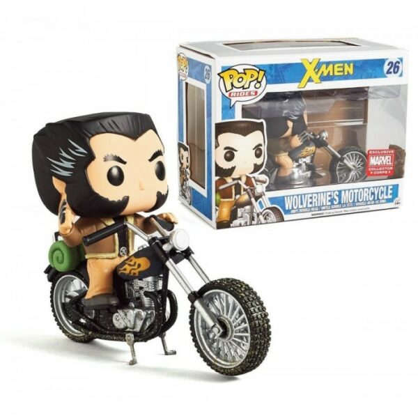 Pop - X MEN - Wolverine's Motorcycle 6" (26) Exclusive Marvel Collector Corps Rides