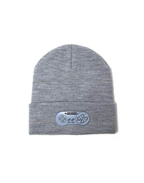 Bonnet Nintendo - SNES Beanie Gris Bonnet Nintendo - SNES Beanie Gris