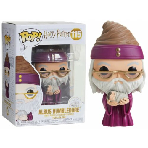 figurine-funko-pop-Harry Potter Albus Dumbledore Bebe Harry 115-1-1 Pop - HARRY POTTER - Albus Dumbledore with Baby Harry (115)