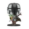 figurine-funko-pop-Mandalorian with Child 380 25 cm 1-2 Pop - STAR WARS THE MANDALORIAN - The Mandalorian with the Child 10" (380)