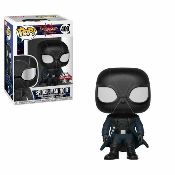 funko-pop-Marvel-Spider-Man-Animated-Spider-Man-Noir-409-1-1 Pop - MARVEL SPIDER-MAN INTO THE SPIDERVERSE - Spider-Man Noir (409) Special Edition