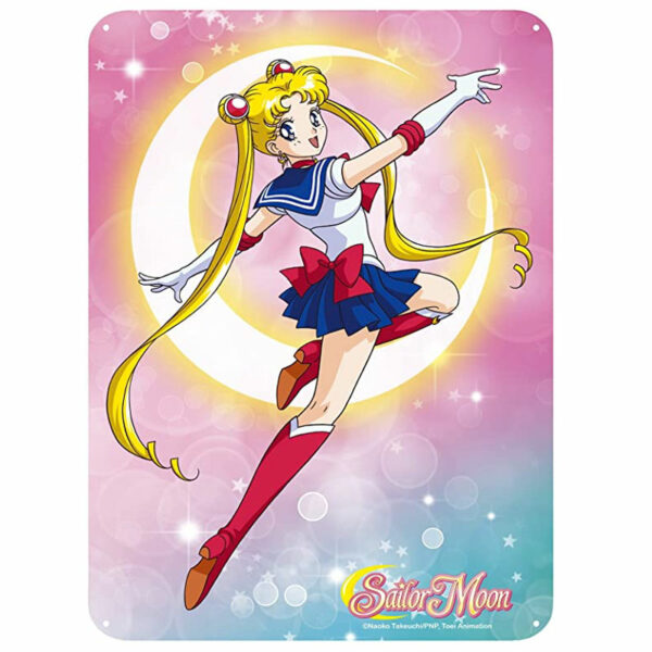 Plaque Métal Sailor Moon - Attaque Lunaire