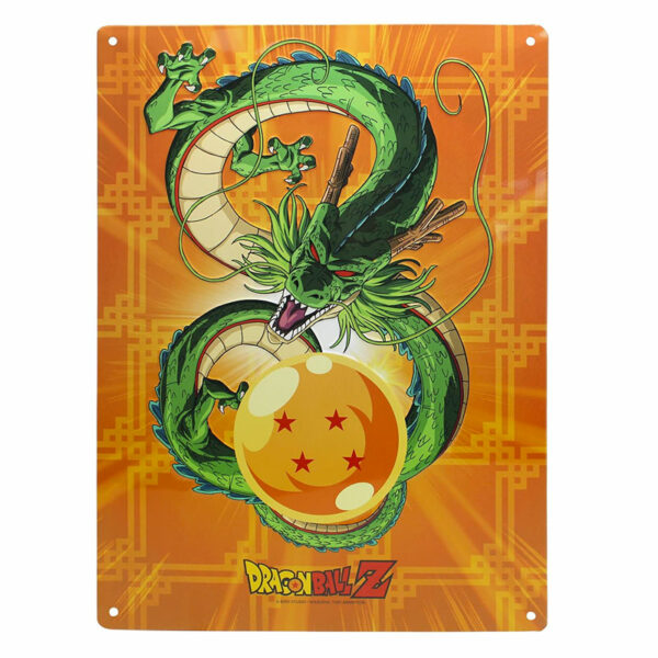 Plaque Métal Dragon Ball - Shenron