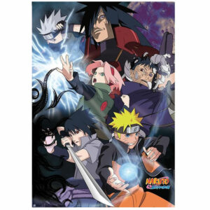 NARUTO SHIPPUDEN - Poster "Groupe Guerre Ninja" roulé filmé (91.5x61)