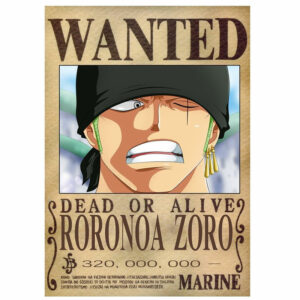 Poster One Piece - Zoro Wanted New
