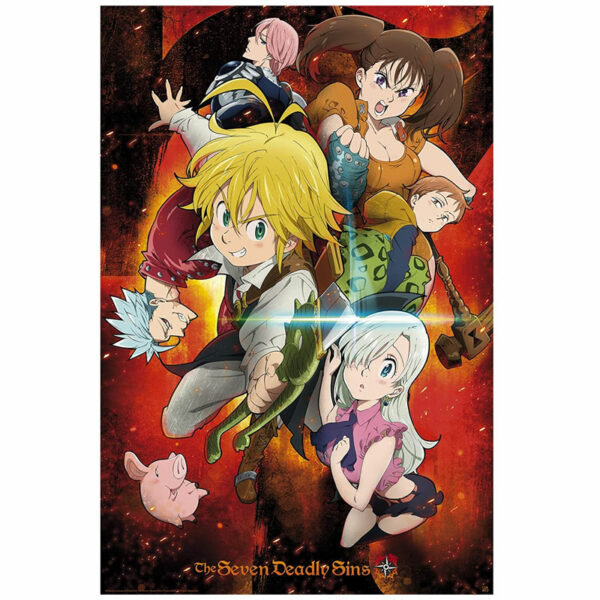 Poster Seven Deadly Sins - Les Sept Pêchés Capitaux
