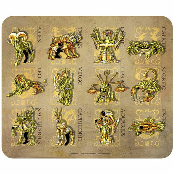 Tapis de Souris Saint Seiya - Armures d'Or
